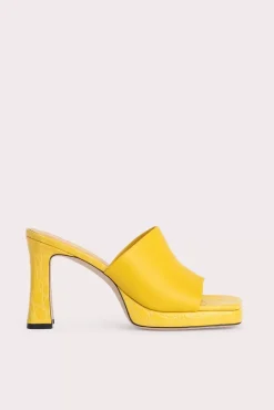 Beliz Duckling Croco And Nappa Leather