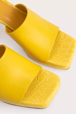 Beliz Duckling Croco And Nappa Leather