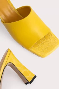 Beliz Duckling Croco And Nappa Leather