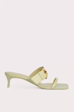 Bettina Olive Gloss Leather