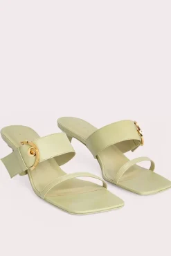 Bettina Olive Gloss Leather