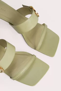 Bettina Olive Gloss Leather