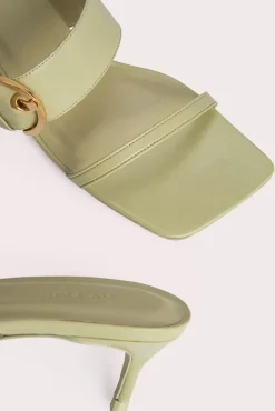 Bettina Olive Gloss Leather