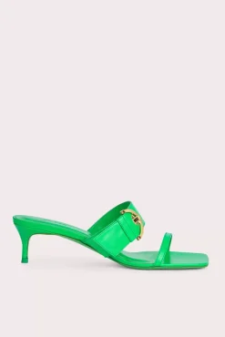 Bettina Super Green Gloss Leather