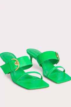 Bettina Super Green Gloss Leather