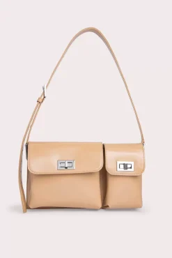 Billy Cream Semi Patent Leather