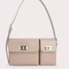 Billy Taupe Semi Patent Leather