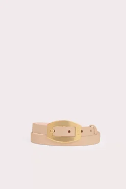 Block Kraft Semi Patent Leather