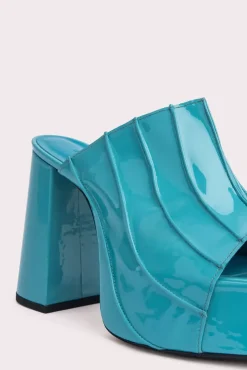 Brad Aquamarine Patent Leather