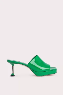Cala Green Patent Leather