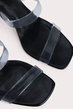 Clara Black Gloss Leather