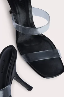 Clara Black Gloss Leather