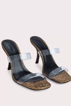 Clara Disco Bronze Hologram Leather