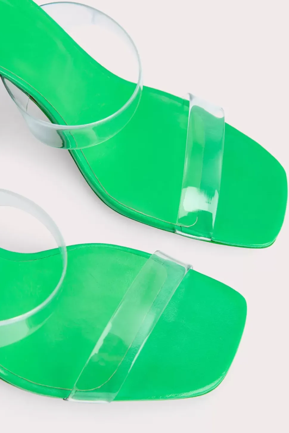 Clara Super Green Gloss Leather