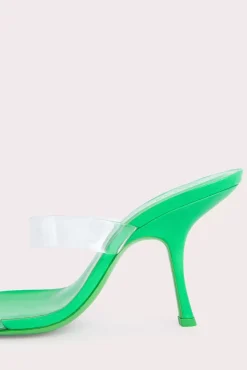 Clara Super Green Gloss Leather