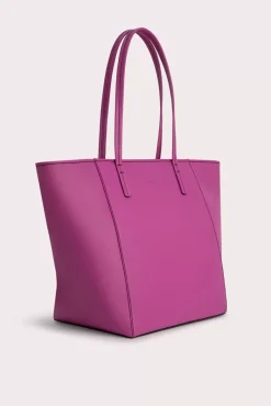 Club Tote Fuchsia Box Calf Leather