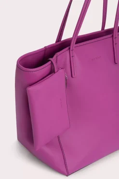 Club Tote Fuchsia Box Calf Leather
