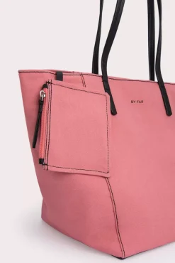 Club Tote Taffy Pink And Black Canvas And Nappa Leather
