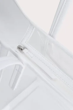 Club Tote Transparent White Pu