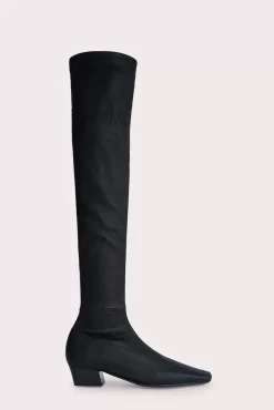 Colette Black Stretch Leather