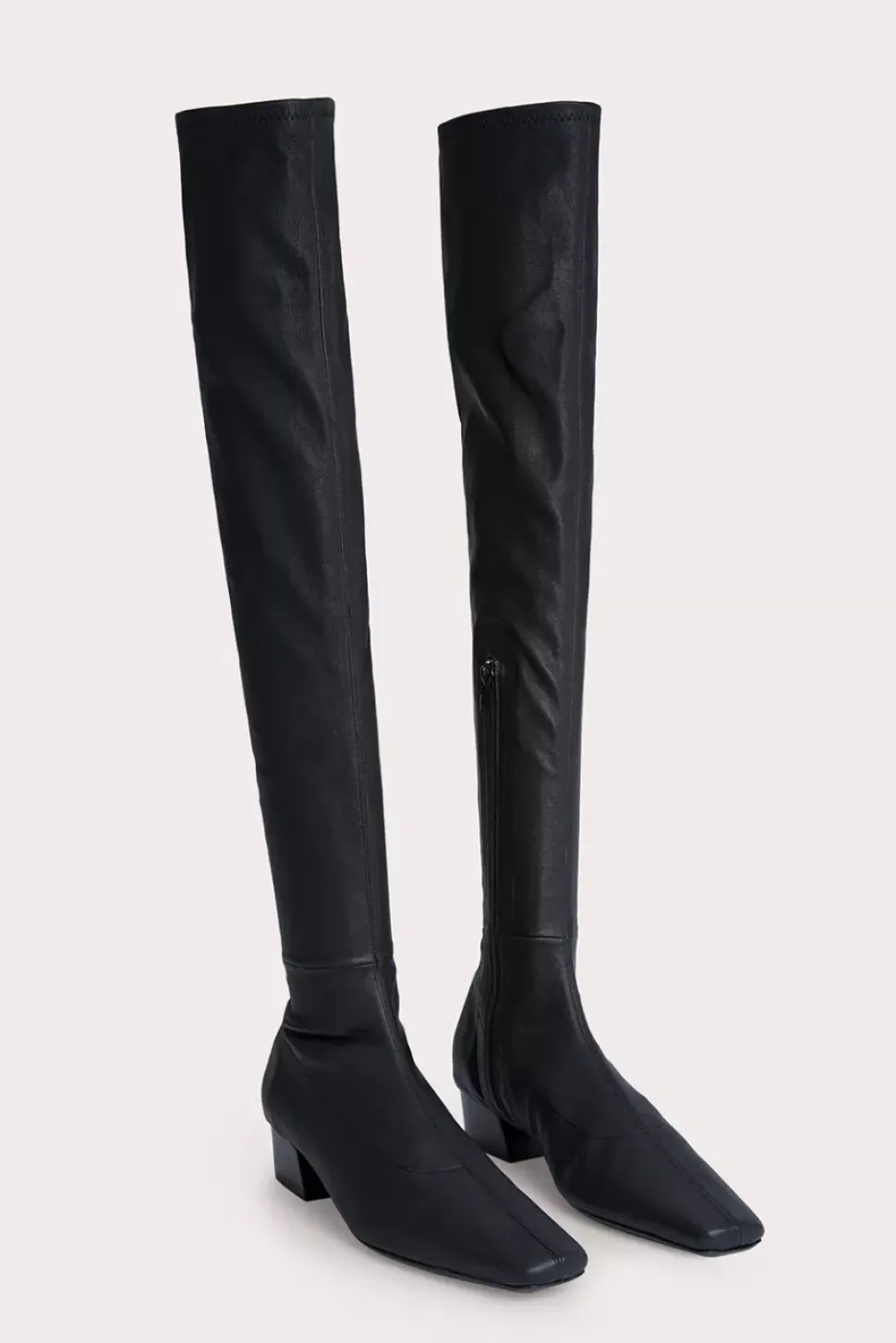 Colette Black Stretch Leather