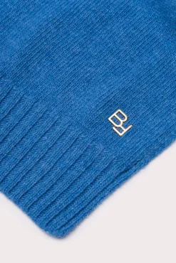 Collar Scarf Deep Blue Wool