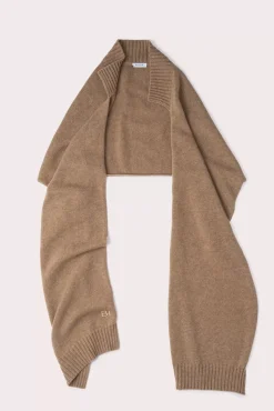 Collar Scarf Walnut Wool