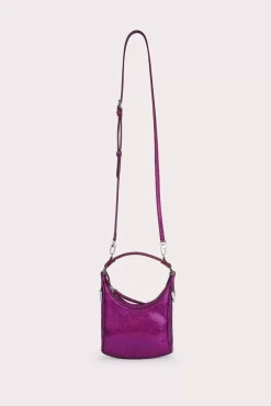 Cosmo Fuchsia Disco Dot Leather