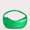 Cush Green Metallic Grain Leather