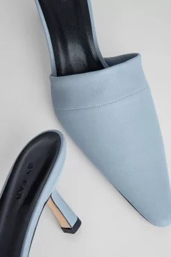 Cynthia Light Blue Stretch Leather
