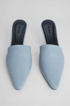 Cynthia Light Blue Stretch Leather