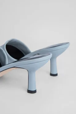 Cynthia Light Blue Stretch Leather