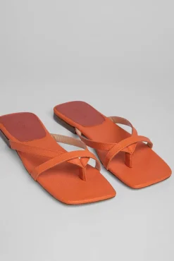 Deni Orange Leather