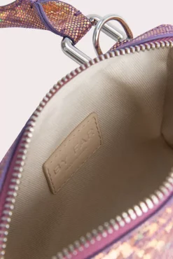 Dora Disco Violet Hologram Leather