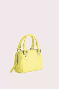 Dora Sulphur Flat Grain Leather