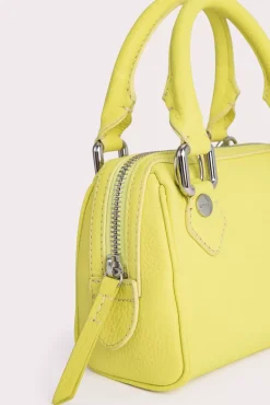 Dora Sulphur Flat Grain Leather