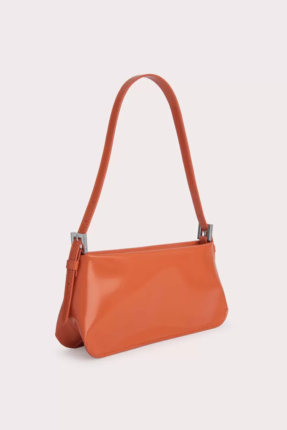 Dulce Burnt Orange Semi Patent Leather