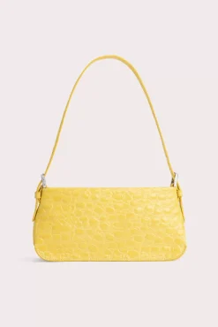 Dulce Duckling Circular Croco Embossed Leather