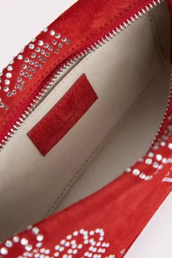 Dulce Pomodoro Suede And Crystals