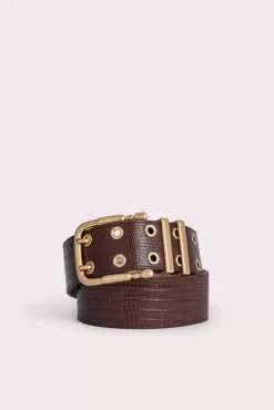 Duo Sequoia Lizard Embossed Leather