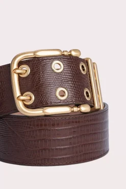 Duo Sequoia Lizard Embossed Leather