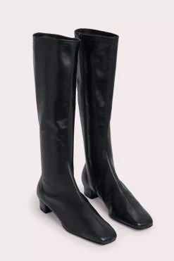 Edie Black Leather