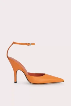 Eliza Orange Nappa Leather