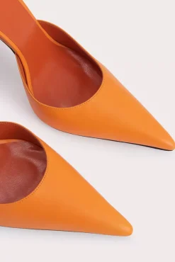 Eliza Orange Nappa Leather