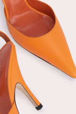 Eliza Orange Nappa Leather