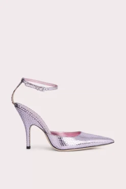 Eliza Pale Pink Flagstone Leather
