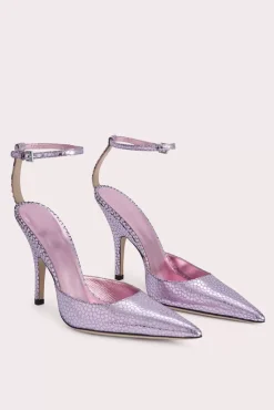 Eliza Pale Pink Flagstone Leather