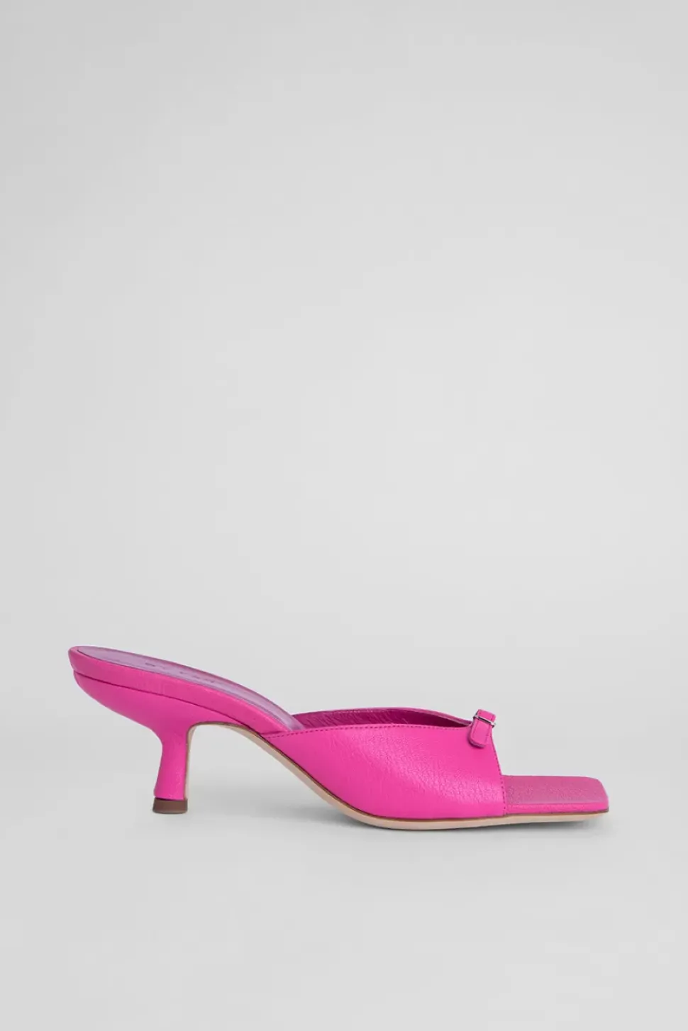 Erin Hot Pink Grained Leather