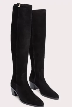 Esteban Black Suede Leather