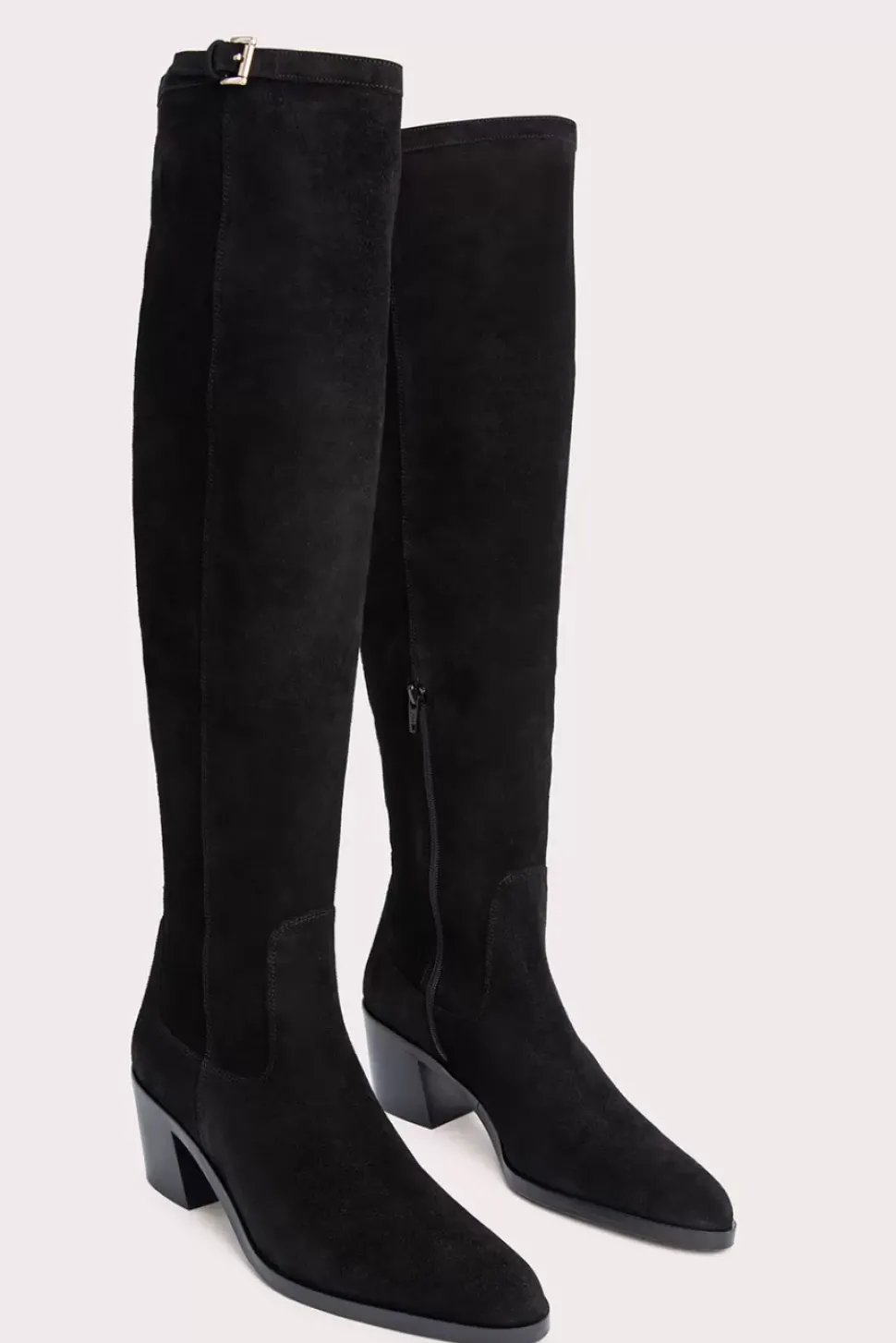 Esteban Black Suede Leather